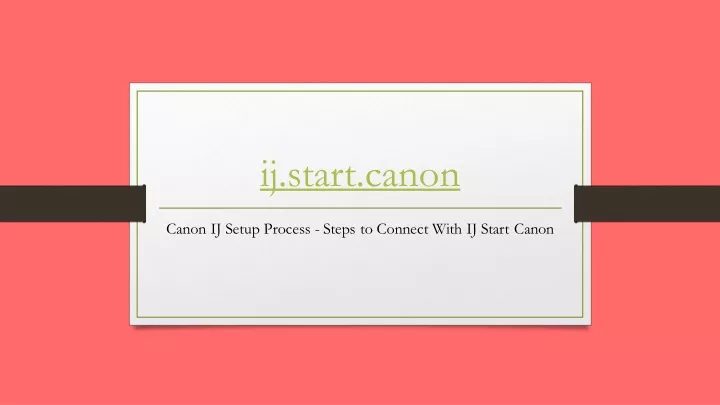 ij start canon