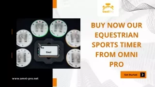 Equestrian Sports Timers By OmniPro