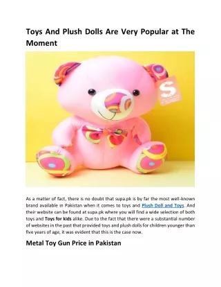 Toys And Plush Dolls Are Very Popular at The Moment (1)