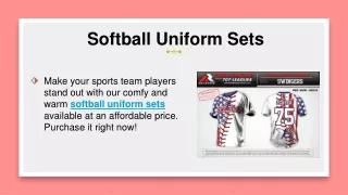 softball uniform sets
