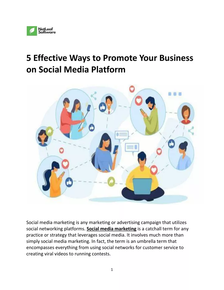 5 effective ways to promote your business