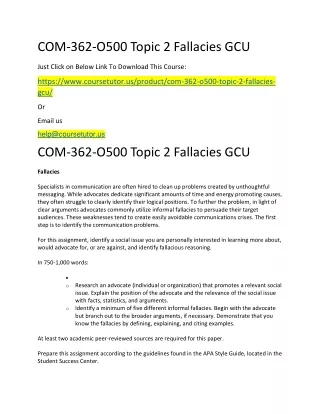 com 362 o500 topic 2 fallacies gcu