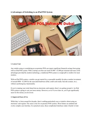 6 advantages of switching to an ipad pos system