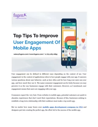 user engagement can be defined in different ways