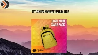 Optimabags Stylish Bag Manufacturer Stylish Bag Manufacturer in India