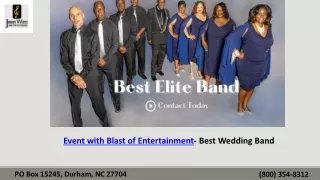 event with blast of entertainment best wedding