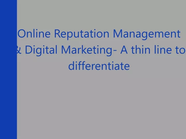 online reputation management digital marketing