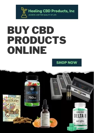 Shop CBD products Online - Healing CBD Products