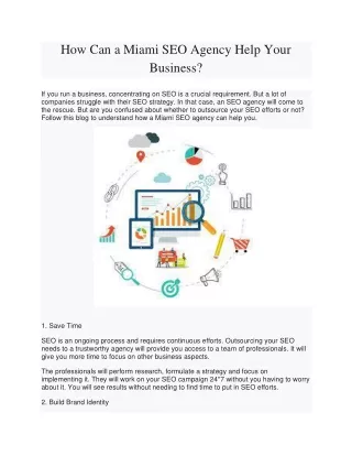 how can a miami seo agency help your business
