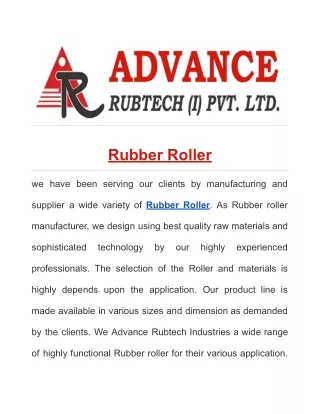 rubber roller