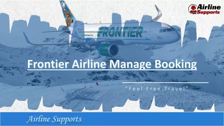 frontier airline manage booking