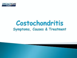 Costochondritis