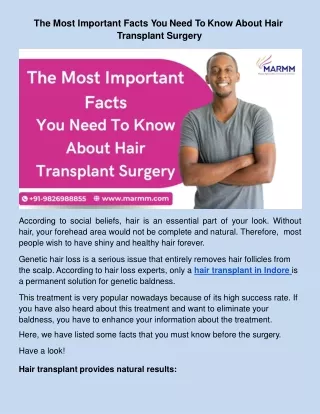 the most important facts you need to know about