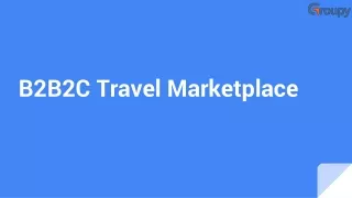 B2B2C Travel Marketplace
