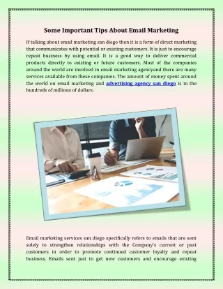 some important tips about email marketing