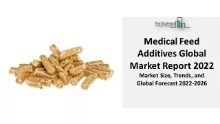medical feed additives global marketreport 2022
