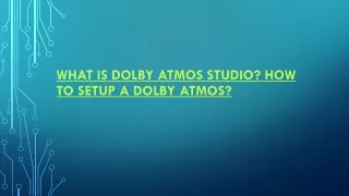 what is dolby atmos studio how to setup a dolby