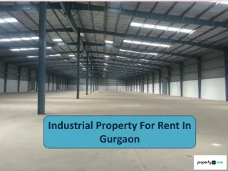 Industrial Property For Rent In Gurgaon