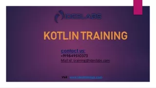 Kotlin Training