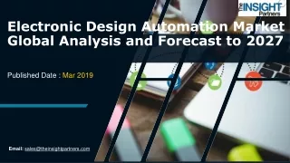 Electronic Design Automation Market Outlook for Major Applications/end Users, Co