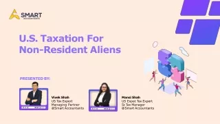 U.S. Taxation for Non-Resident Aliens