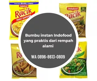bumbu instan indofood yang praktis dari rempah