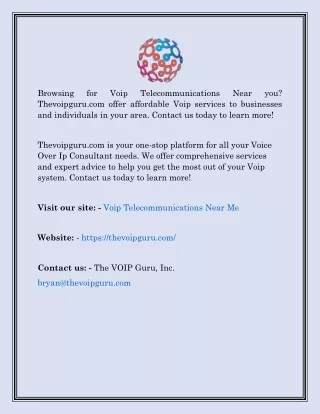 browsing thevoipguru com offer affordable voip