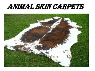 animal skin carpets
