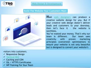 web design development