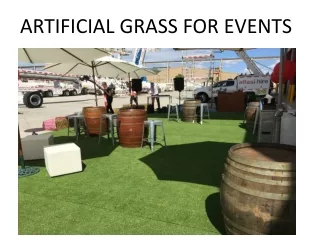 artificial grass for events