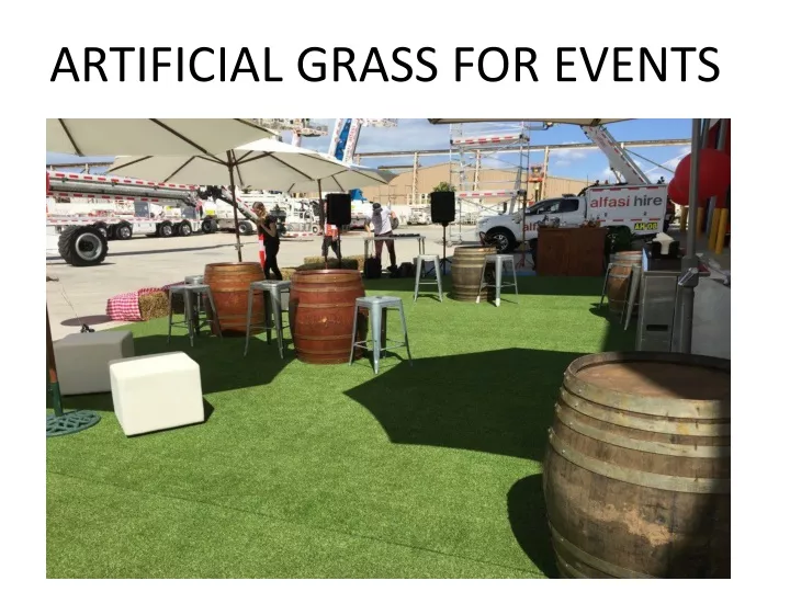 artificial grass for events