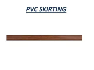 pvc skirting