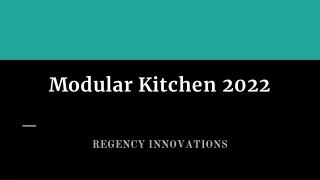Modular Kitchen 2022