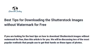 best-tips-for-downloading-the-shutterstock-images-without-watermark-for-free