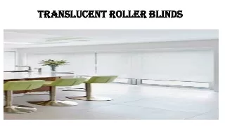 translucent roller blinds