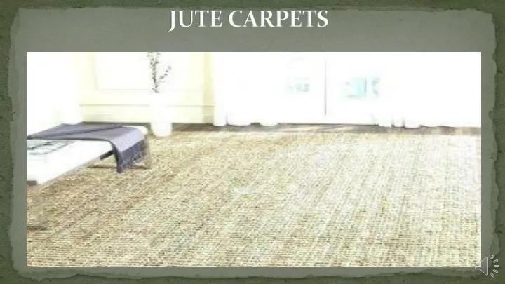 jute carpets