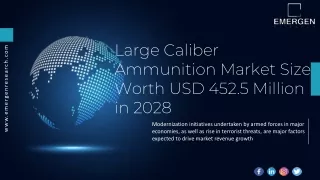 large caliber ammunition market size worth
