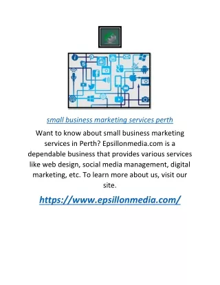 Small Business Marketing Services Perth | Epsillonmedia.com