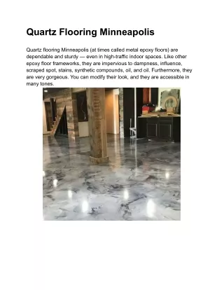 Quartz Flooring Minneapolis