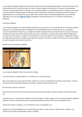 las cerraduras digitales digilocks dan una forma