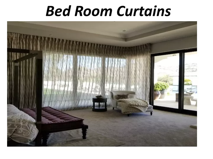 bed room curtains