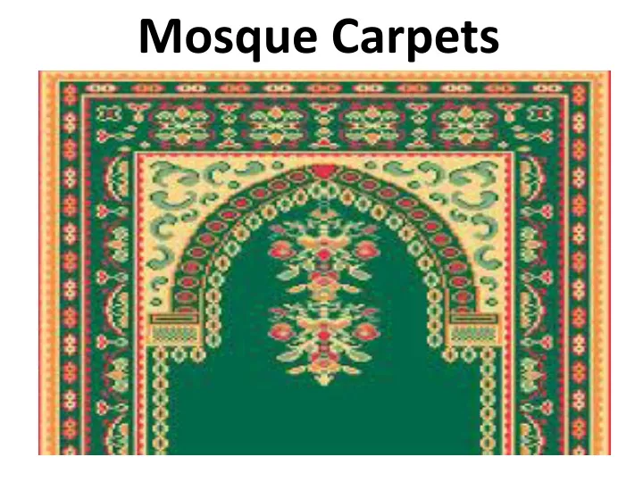 mosque carpets