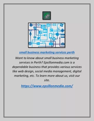 Small Business Marketing Services Perth | Epsillonmedia.com