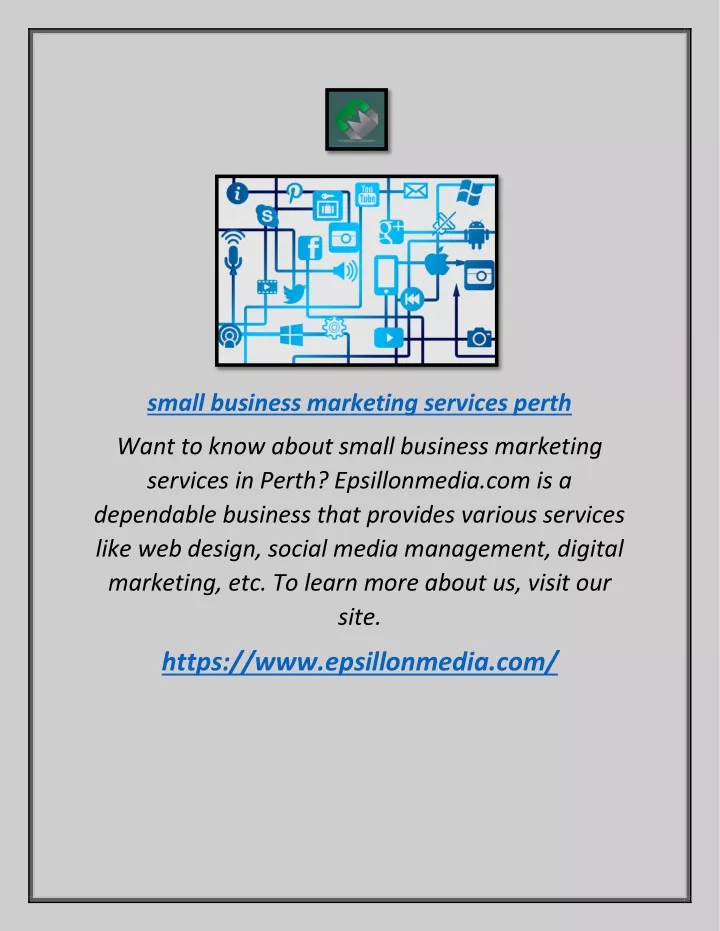 small business marketing services perth