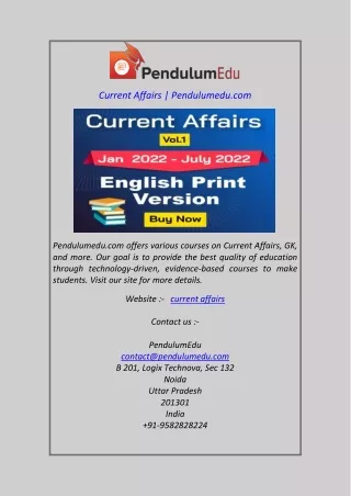 current affairs pendulumedu com