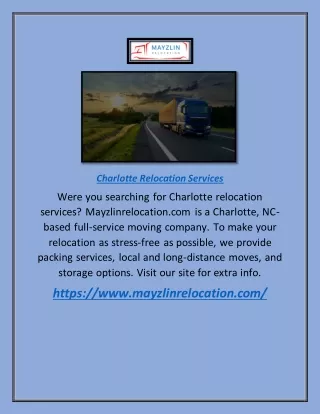 charlotte relocation services