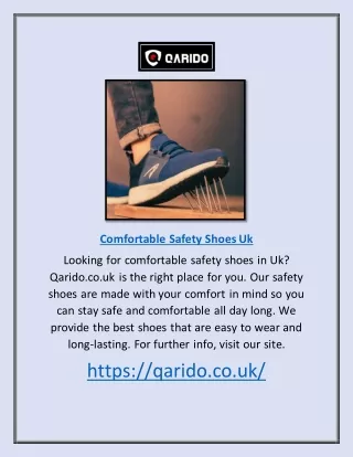 comfortable safety shoes uk