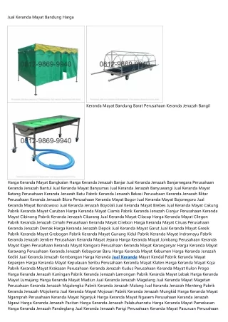 jual keranda mayat bandung harga