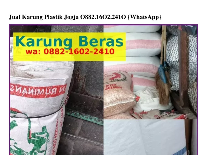 jual karung plastik jogja o882 16o2 241o whatsapp