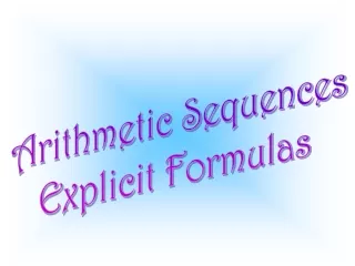 Grade 10 Arithmetic Sequence